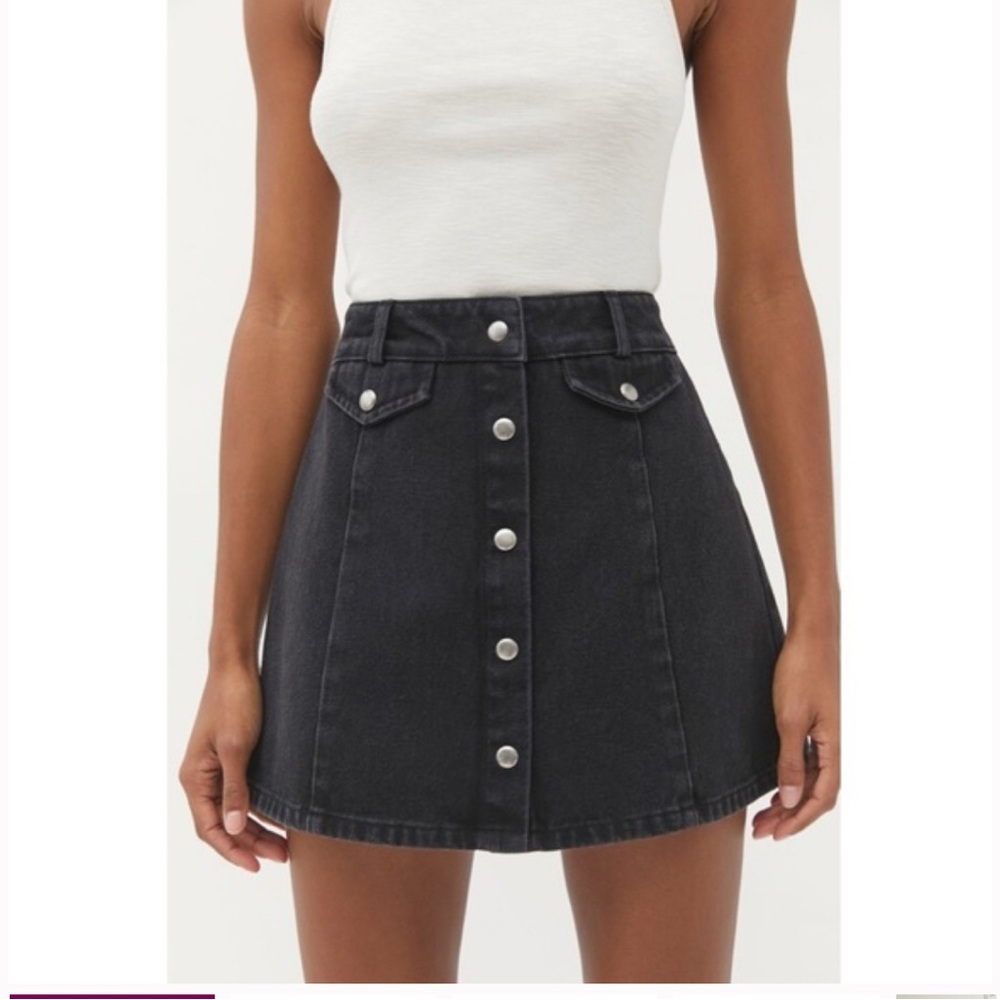 BDG Black Mini Skirt